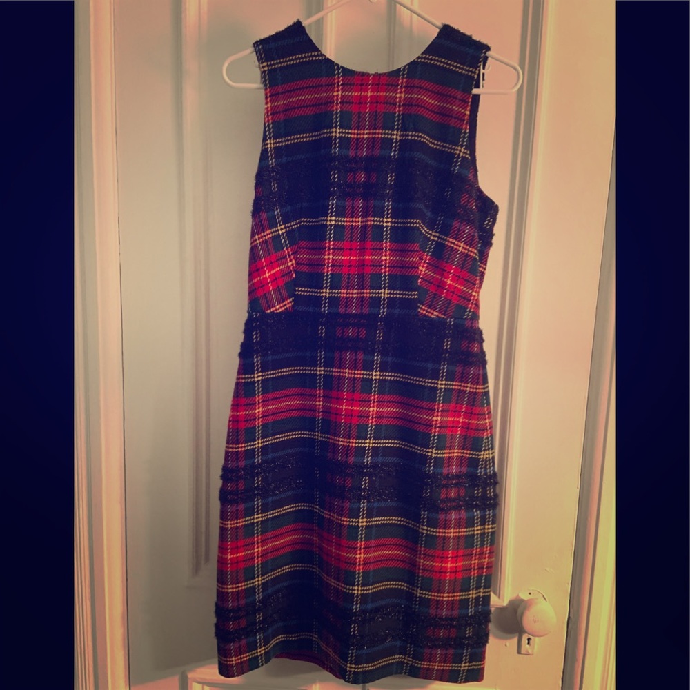 Festive plaid dress